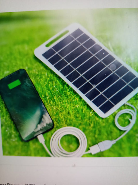 2W Solar Panel With USB Waterproof Outdoor Hiking And Camping Portable Battery Mobile Phone Charging Bank Charging Panel 5V